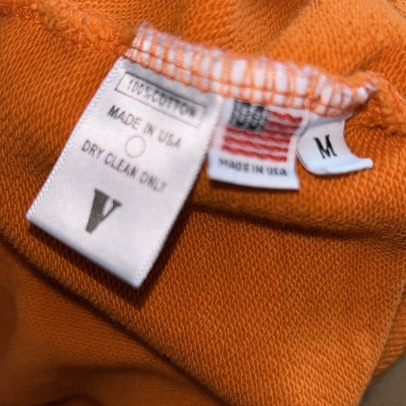MENS V Lone Orange Hoodie - Picture 8 of 8